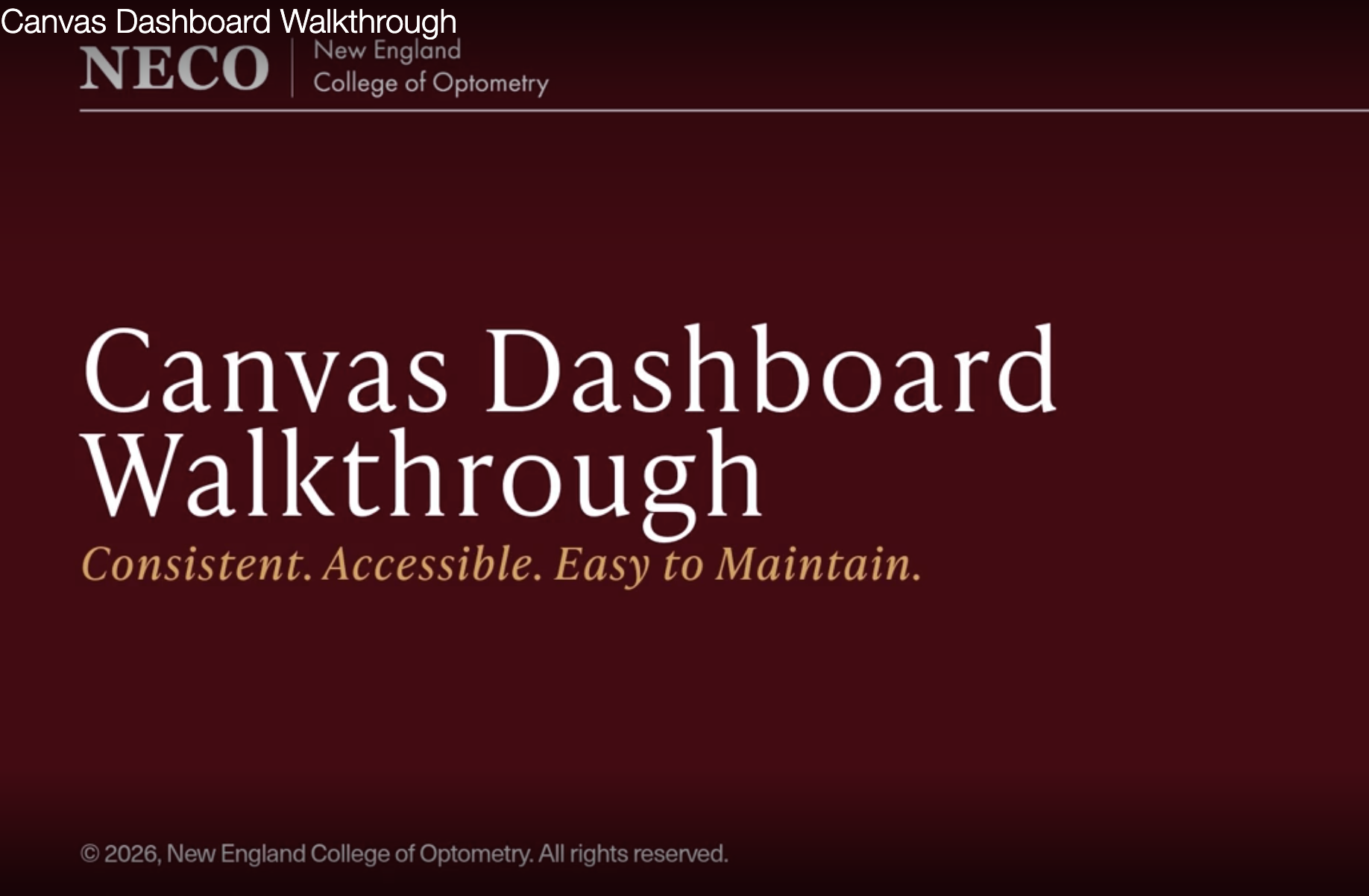 Canvas Dashboard & Courses: A Quick Guide