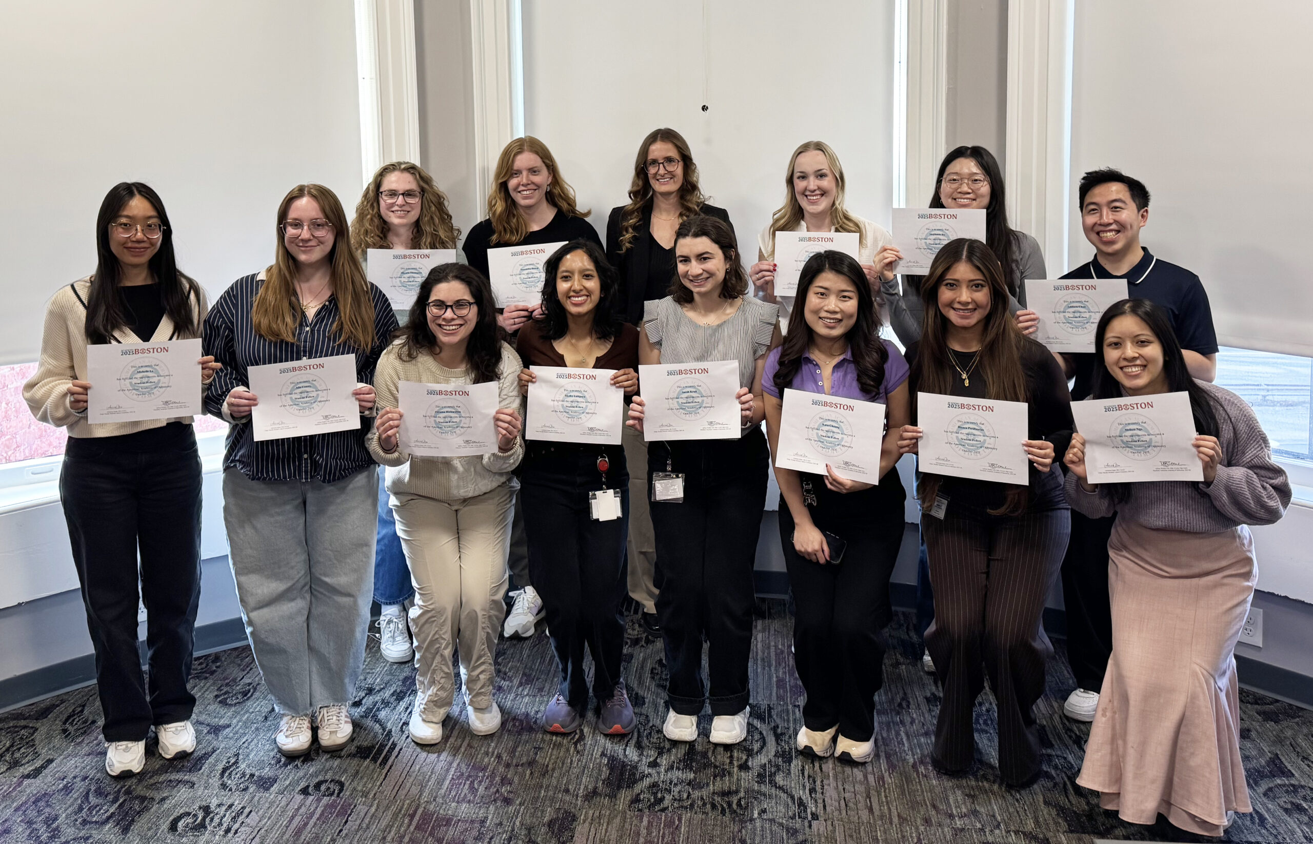 NECO Students Awarded AAO Fellowships