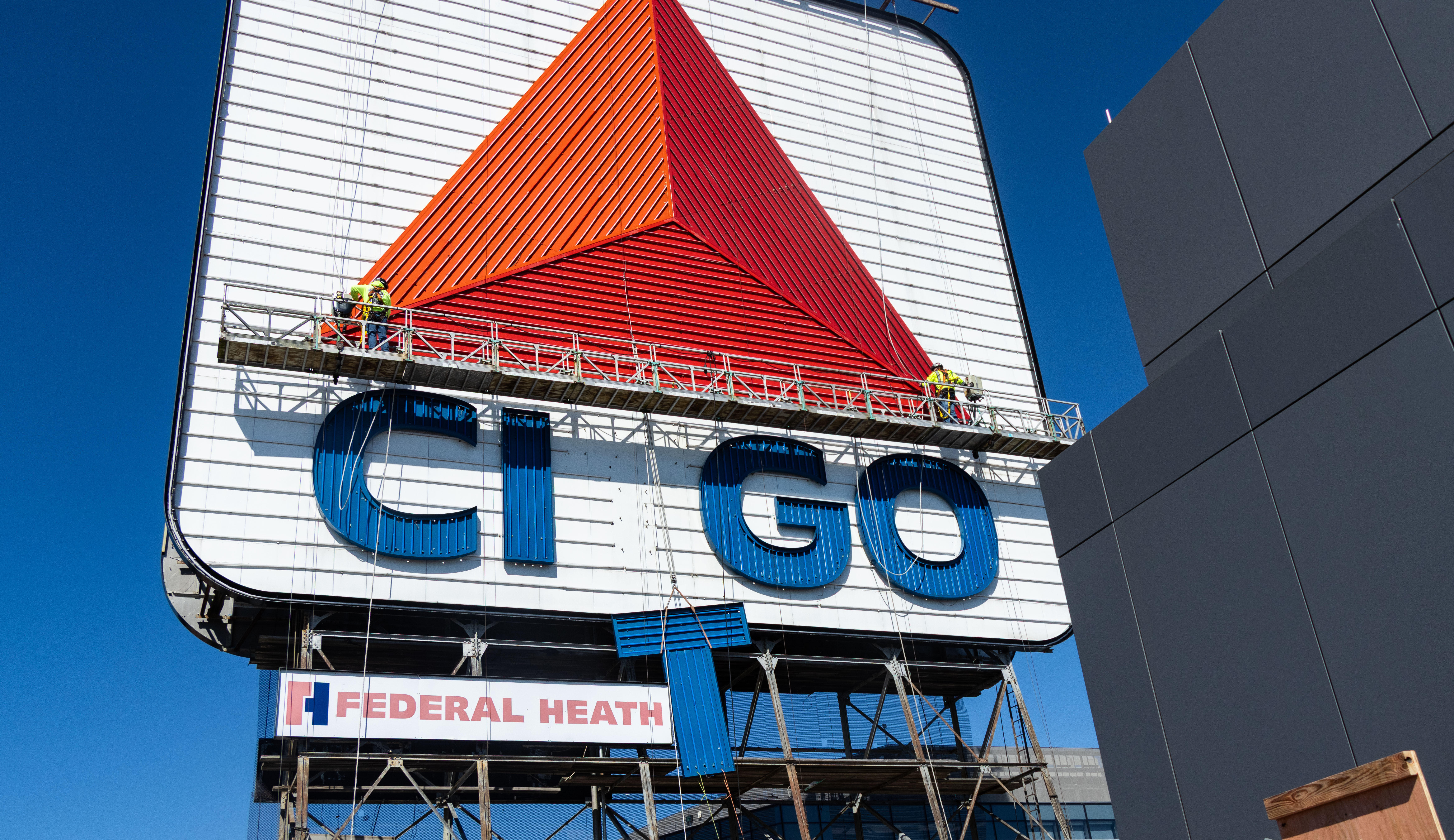 Beloved CITGO Sign Undergoes Restoration