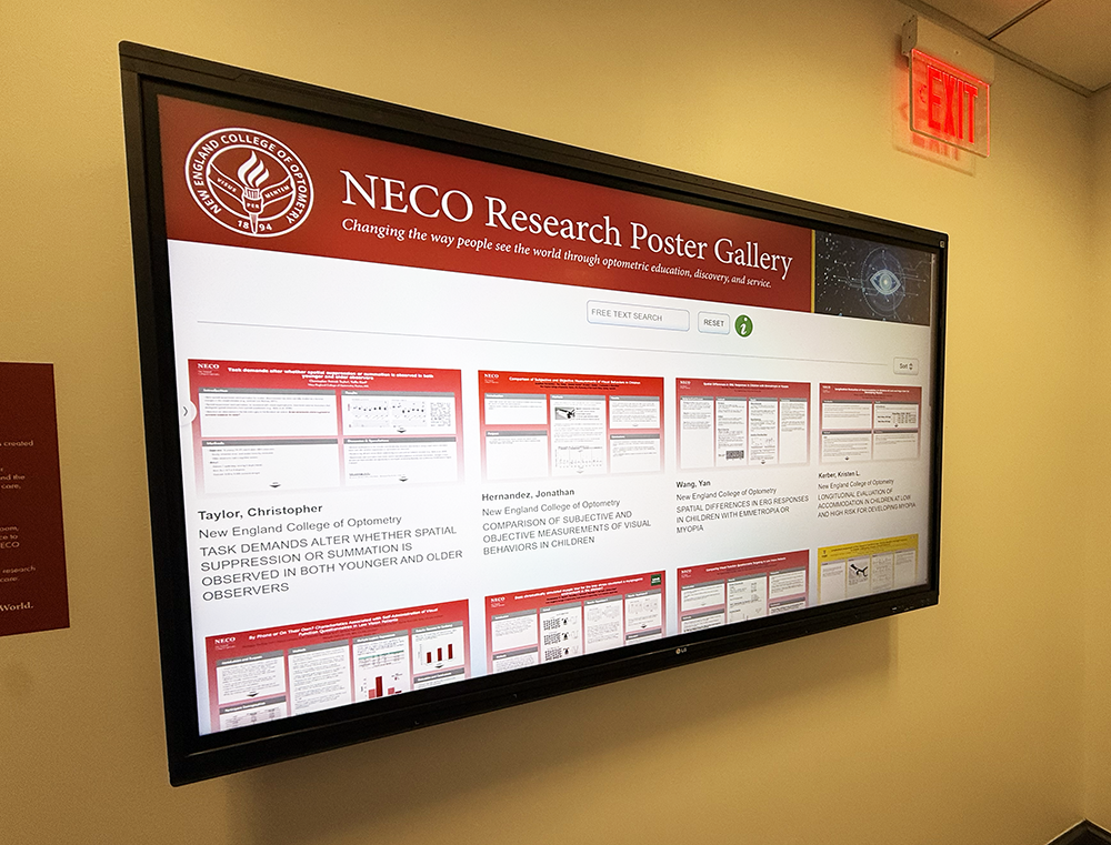 New Research Touch-Enabled Monitors Debut at NECO