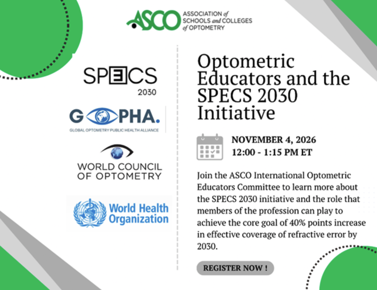 Optometric Educators & the SPECS 2030 Initiative